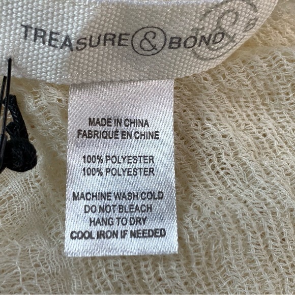 Treasure &Bond Scarf in Ivory Dove - Picture 5 of 8